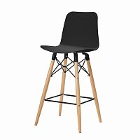 полубарный стул eiffel (eames style) черный в Омске