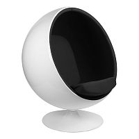 кресло eero aarnio style ball chair черное в Омске