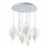 подвесная люстра ideal lux clown sp8 bianco в Омске