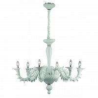 подвесная люстра ideal lux ca rezzonico sp6 bianco в Омске