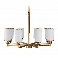 люстра brch9040-8 от delight collection белая/золото в Омске