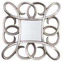 зеркало серебряное квадратное в фигурной раме silver swirl frame от rvastley в Омске