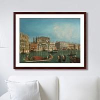 картина: venice, palazzo foscari and palazzo balbi, 1735г. в Омске