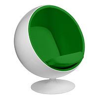 кресло eero aarnio style ball chair зеленое в Омске