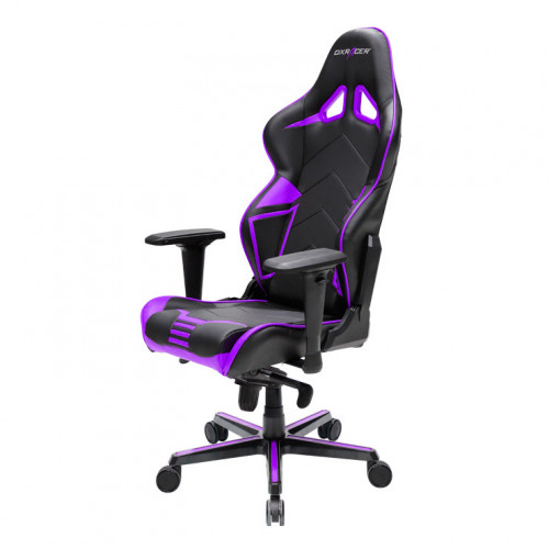 кресло геймерское dxracer racing черно-фиолетовое в Омске