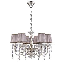 подвесная люстра crystal lux alegria sp6 silver-brown в Омске