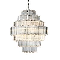 люстра vittoria 12 gold от delight collection прозрачная/золото в Омске