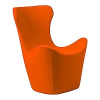 кресло papilio lounge chair оранжевое в Омске