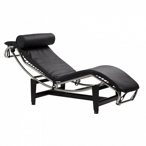 шезлонг chaise longue lc4 черный в Омске