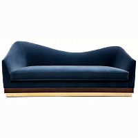 диван hughes sofa прямой синий в Омске