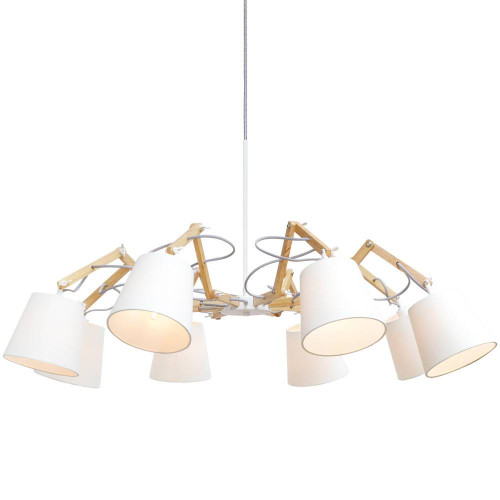 подвесная люстра arte lamp pinoccio a5700lm-8wh в Омске