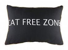 подушка с надписью cat free zone в Омске