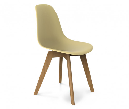 стул dsw бежевый s39 (eames style) в Омске