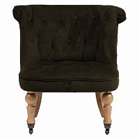 кресло amelie french country chair серо-коричневое в Омске