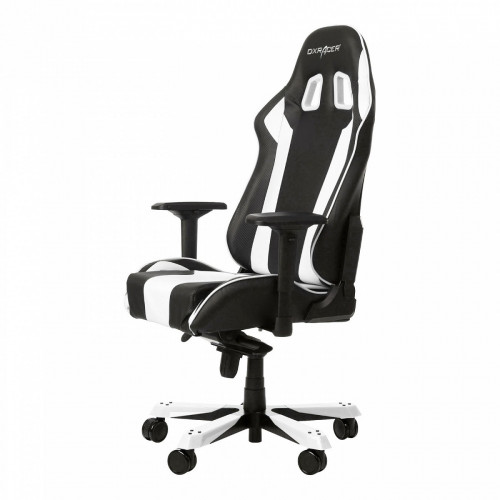 кресло геймерское dxracer king ks06 черно-белое в Омске