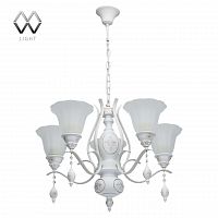 подвесная люстра mw-light версаче 639011505 белая в Омске