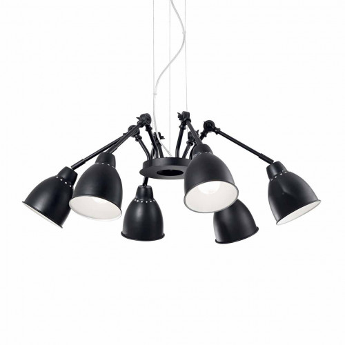 подвесная люстра ideal lux newton sp6 nero в Омске