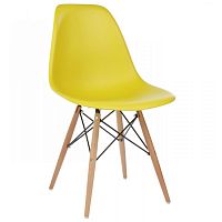 стул деревянный eames pc-015 yellow в Омске