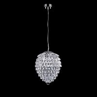 подвесной светильник crystal lux charme sp2+2 led chrome/transparent в Омске