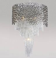 подвесной светильник crystal lux hauberk sp-pl8 d60 матовый никель в Омске