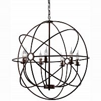 люстра foucault's orb crystal nude коричневая в Омске