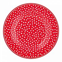 десертная тарелка dot red в Омске