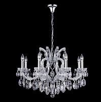 подвесная люстра crystal lux hollywood sp8 chrome в Омске