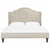 кровать двуспальная 120х200 бежевая cassis upholstered в Омске