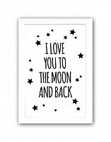 постер to the white moon and back а3 в Омске