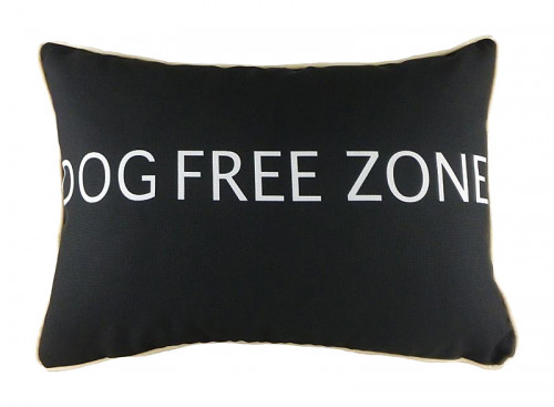 подушка с надписью dog free zone в Омске