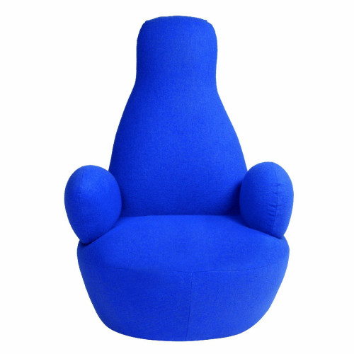 кресло bottle chair синее в Омске