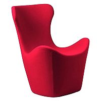 кресло papilio lounge chair красное в Омске