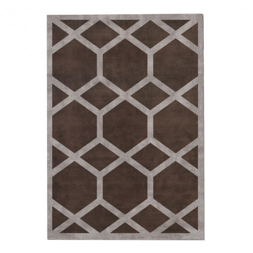 ковер ashton cocoa 200x290 коричневый в Омске