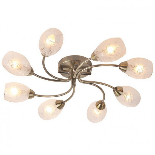 потолочная люстра idlamp carmina 201/8pf-oldbronze в Омске