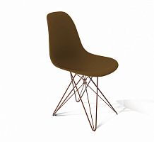 стул dsr коричневый s50 (eames style) в Омске