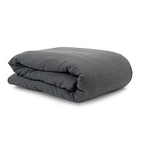 пододеяльник изо льна темно-серого цвета essential 150х200 в Омске