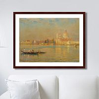 картина: venice lagoon, 1899г. в Омске