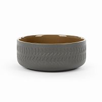 тарелка tactile диаметр 15 темно-серый в Омске