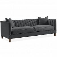 диван penelope sofa прямой серый в Омске