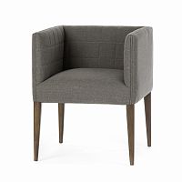 кресло penelope dining chair серое в Омске