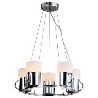 подвесная люстра arte lamp brooklyn a9484sp-5cc хром в Омске