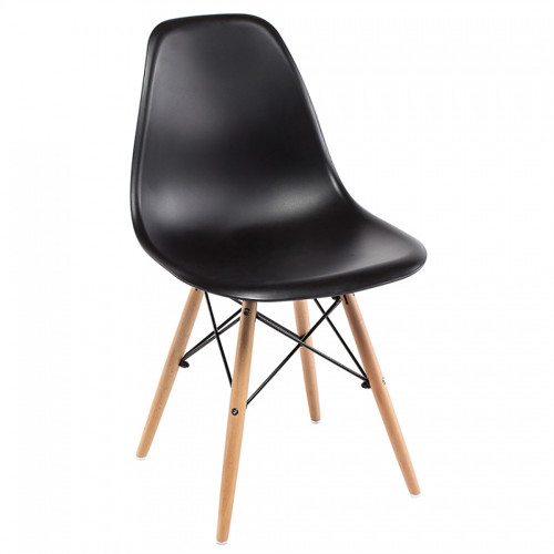 стул деревянный eames pc-015 black в Омске