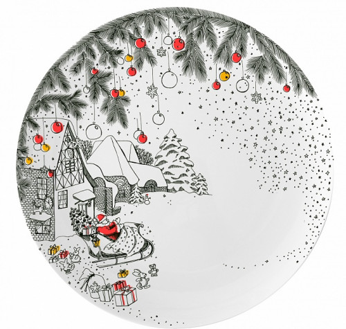 блюдо сервировочное happy new year в Омске