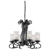 подвесная люстра arte lamp scroll a7915lm-6bk в Омске