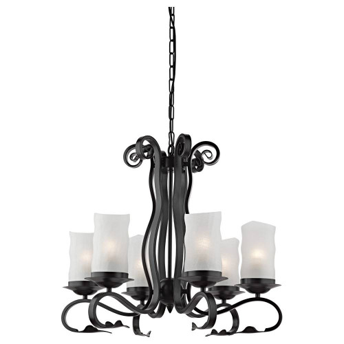 подвесная люстра arte lamp scroll a7915lm-6bk в Омске