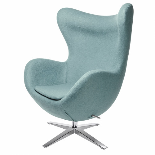 кресло egg chair светло-голубое в Омске