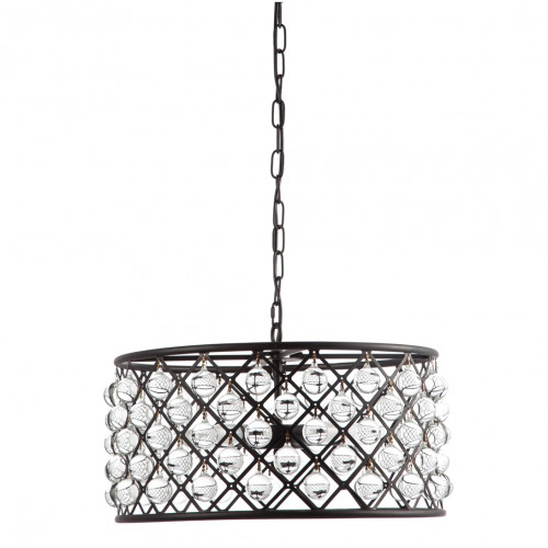 люстра cassiel чёрная, прозрачная в Омске