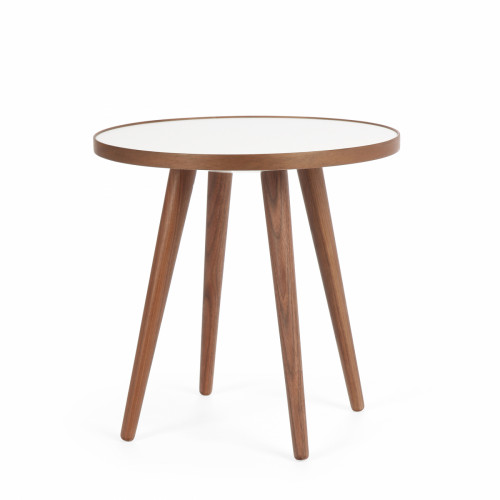 стол кофейный sputnik white and brown коичневый в Омске