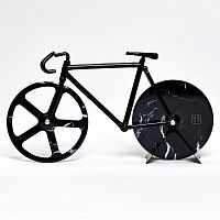 нож для пиццы из нержавеющей стали the fixie, черный мрамор в Омске