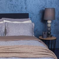 комплект постельного белья decoflux сатин семейный versaille grey в Омске